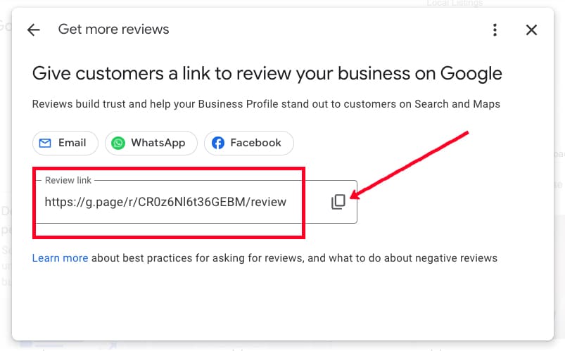Getting Your Google Reviews Link for your junk removal business