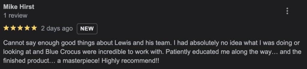 dumpster rental customer review