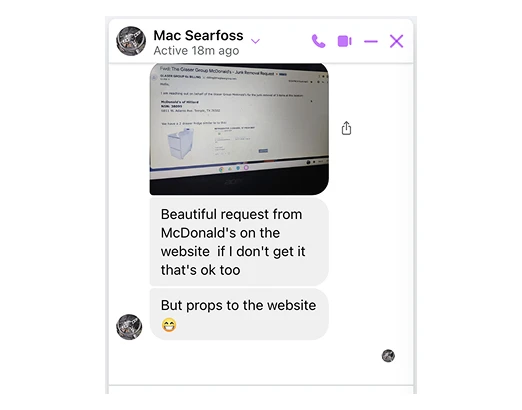 client testimonial mac